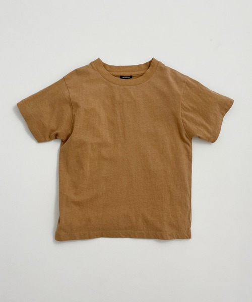 ARCH & LINE（アーチアンドライン）の「オーガニックコットン半袖Tシャツ OG UNDYED H/S TEE（Tシャツ/カットソー・レディース・オリーブ/キャメル/クリーム・3/1/2）」の7枚目の写真