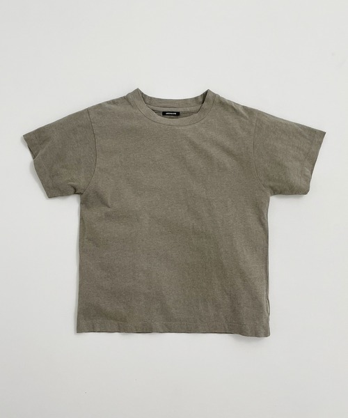 ARCH & LINE（アーチアンドライン）の「オーガニックコットン半袖Tシャツ OG UNDYED H/S TEE（Tシャツ/カットソー・レディース・オリーブ/キャメル/クリーム・3/1/2）」の8枚目の写真