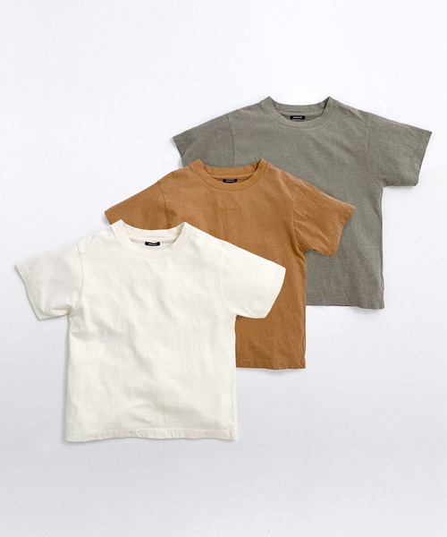 ARCH & LINE（アーチアンドライン）の「オーガニックコットン半袖Tシャツ OG UNDYED H/S TEE（Tシャツ/カットソー・レディース・オリーブ/キャメル/クリーム・3/1/2）」の10枚目の写真