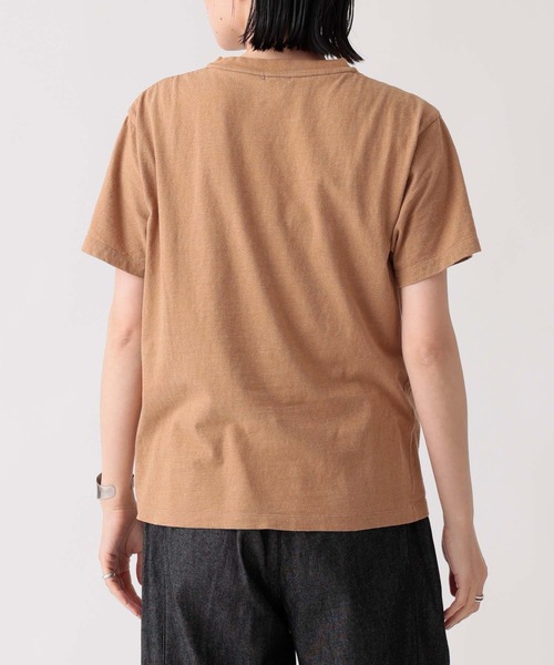 ARCH & LINE（アーチアンドライン）の「オーガニックコットン半袖Tシャツ OG UNDYED H/S TEE（Tシャツ/カットソー・レディース・オリーブ/キャメル/クリーム・3/1/2）」の16枚目の写真
