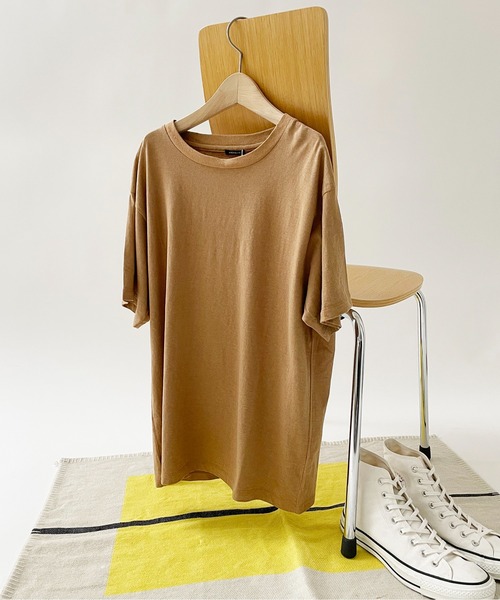 ARCH & LINE（アーチアンドライン）の「オーガニックコットン半袖Tシャツ OG UNDYED H/S TEE（Tシャツ/カットソー・レディース・オリーブ/キャメル/クリーム・3/1/2）」の15枚目の写真