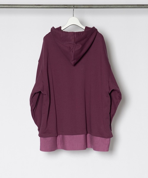 Wizzard（ウィザード）の「Wizzard ウィザード / REVERSIBLE LAYERED HOODIE / W23SS-DC010（パーカー・メンズ・レモンイエロー/パープル/ブラック・2）」の6枚目の写真