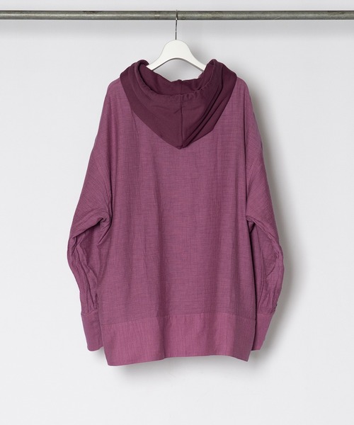 Wizzard（ウィザード）の「Wizzard ウィザード / REVERSIBLE LAYERED HOODIE / W23SS-DC010（パーカー・メンズ・レモンイエロー/パープル/ブラック・2）」の8枚目の写真