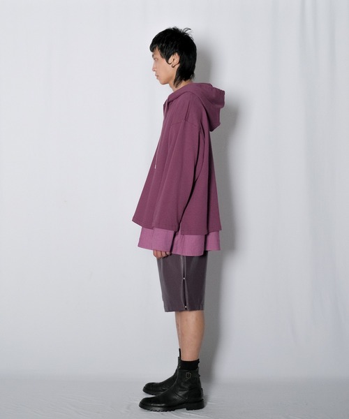 Wizzard（ウィザード）の「Wizzard ウィザード / REVERSIBLE LAYERED HOODIE / W23SS-DC010（パーカー・メンズ・レモンイエロー/パープル/ブラック・2）」の13枚目の写真