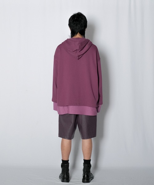 Wizzard（ウィザード）の「Wizzard ウィザード / REVERSIBLE LAYERED HOODIE / W23SS-DC010（パーカー・メンズ・レモンイエロー/パープル/ブラック・2）」の14枚目の写真