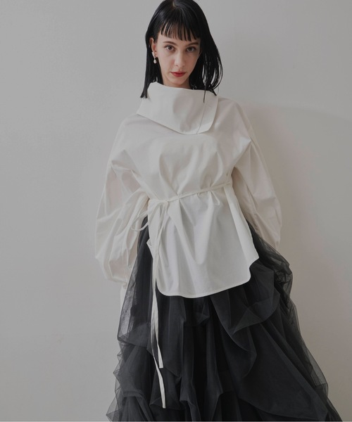la belle Etude - 新品未使用　ラベルエチュード　バックオープンシャツブラウス TOPS – LA BELLE ETUDE online store