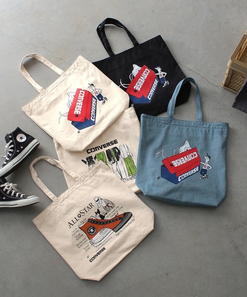 CONVERSE(コンバース)の「【CONVERSE】SORIMACHI GF TOTE BAG/トートバッグ(トートバッグ・メンズ・ブラック/グリーン/レッド/オレンジ/ブルー系・FREE)」の10枚目の写真