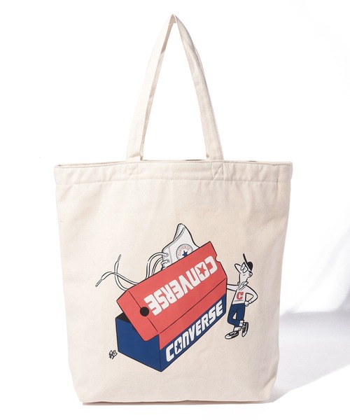 CONVERSE(コンバース)の「【CONVERSE】SORIMACHI GF TOTE BAG/トートバッグ(トートバッグ・メンズ・ブラック/グリーン/レッド/オレンジ/ブルー系・FREE)」の12枚目の写真