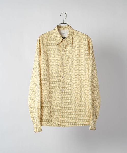 soerte(ソエルテ)の「Oversize assorted pattern mulhouse shirt/オーバーサイズアソートパターンミュルーズシャツ(シャツ/ブラウス・メンズ・イエロー/ブラウン/グリーン・1/2/3)」の6枚目の写真