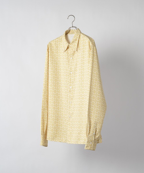 soerte(ソエルテ)の「Oversize assorted pattern mulhouse shirt/オーバーサイズアソートパターンミュルーズシャツ(シャツ/ブラウス・メンズ・イエロー/ブラウン/グリーン・1/2/3)」の7枚目の写真