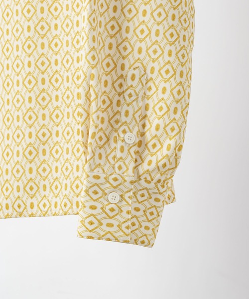 soerte(ソエルテ)の「Oversize assorted pattern mulhouse shirt/オーバーサイズアソートパターンミュルーズシャツ(シャツ/ブラウス・メンズ・イエロー/ブラウン/グリーン・1/2/3)」の20枚目の写真