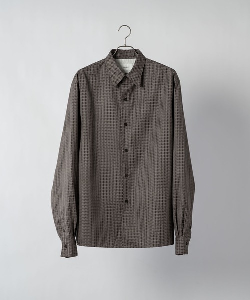 soerte(ソエルテ)の「Oversize assorted pattern mulhouse shirt/オーバーサイズアソートパターンミュルーズシャツ(シャツ/ブラウス・メンズ・イエロー/ブラウン/グリーン・1/2/3)」の10枚目の写真