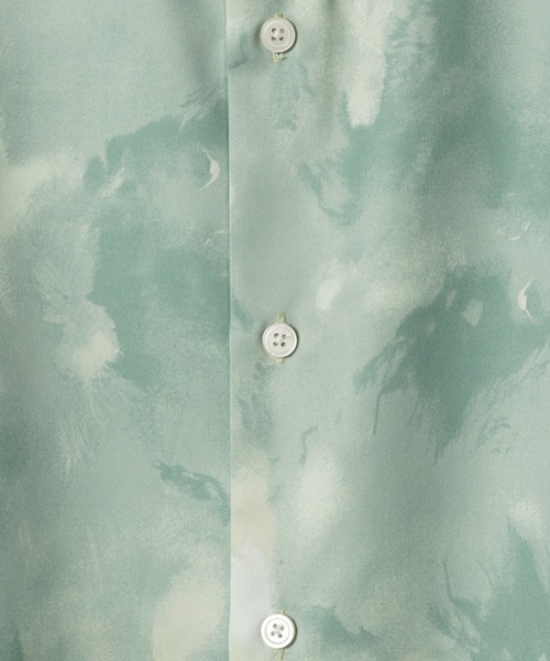 soerte(ソエルテ)の「Oversize assorted pattern mulhouse shirt/オーバーサイズアソートパターンミュルーズシャツ(シャツ/ブラウス・メンズ・イエロー/ブラウン/グリーン・1/2/3)」の17枚目の写真