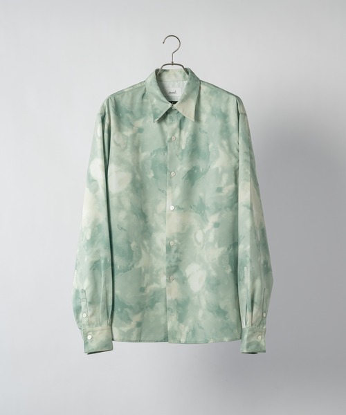 soerte(ソエルテ)の「Oversize assorted pattern mulhouse shirt/オーバーサイズアソートパターンミュルーズシャツ(シャツ/ブラウス・メンズ・イエロー/ブラウン/グリーン・1/2/3)」の14枚目の写真