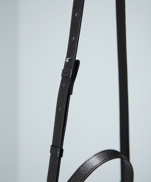 ENDER PRODUCTS（エンダープロダクツ）の「シンセティックレザー 巾着ポーチ付き 2WAYハンドルショルダーバッグ【ENDER PRODUCTS/エンダープロダクツ】（ショルダーバッグ・メンズ・ブラック/イエロー/ライトグレー/ダークブラウン・FREE）」の12枚目の写真