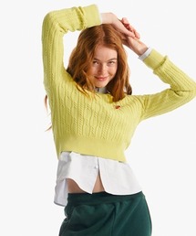 ニット セーター KIRSH UNBALANCE ARGYLE CHECK KNIT/キルシー アンバランス アーガイル柄 ニット レディース KIRSH（キルシー）の「KIRSH UNBALANCE ARGYLE CHECK KNIT