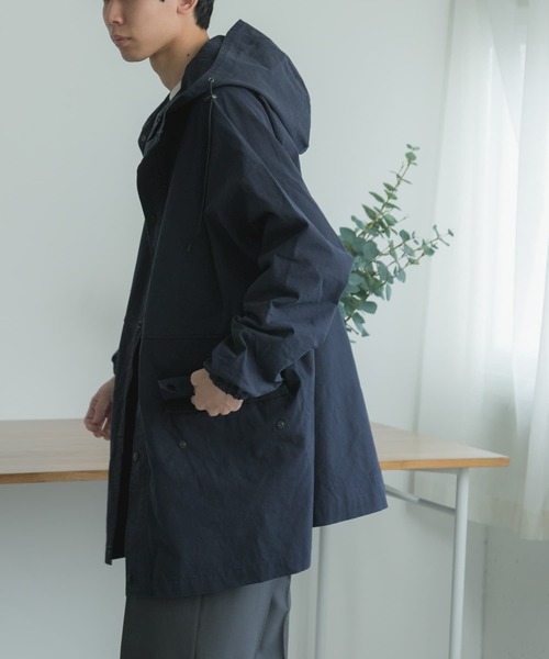 FORK&SPOON(フォークアンドスプーン)の「FORK&SPOON ドルマンハーフコート(その他アウター・メンズ・ベージュ/ネイビー・5/4)」の15枚目の写真