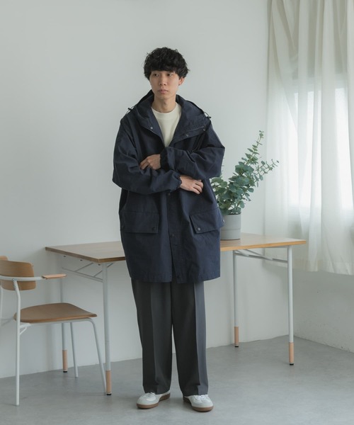 FORK&SPOON(フォークアンドスプーン)の「FORK&SPOON ドルマンハーフコート(その他アウター・メンズ・ベージュ/ネイビー・5/4)」の20枚目の写真