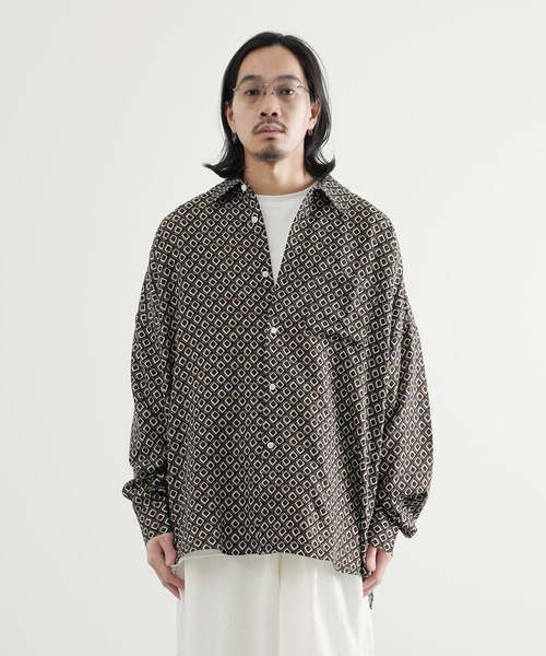 Air Tokyo（エアートウキョー）の「オーバーサイズ 総柄 シャツ <セレクトアイテム>（シャツ/ブラウス・メンズ・ホワイト系その他/グリーン系その他/ブラック系その他・X-LARGE/LARGE/MEDIUM）」の12枚目の写真