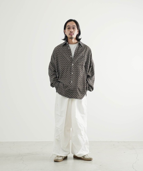 Air Tokyo（エアートウキョー）の「オーバーサイズ 総柄 シャツ <セレクトアイテム>（シャツ/ブラウス・メンズ・ホワイト系その他/グリーン系その他/ブラック系その他・X-LARGE/LARGE/MEDIUM）」の8枚目の写真