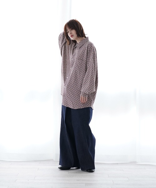Air Tokyo（エアートウキョー）の「オーバーサイズ 総柄 シャツ <セレクトアイテム>（シャツ/ブラウス・メンズ・ホワイト系その他/グリーン系その他/ブラック系その他・X-LARGE/LARGE/MEDIUM）」の20枚目の写真