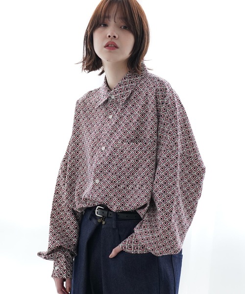 Air Tokyo（エアートウキョー）の「オーバーサイズ 総柄 シャツ <セレクトアイテム>（シャツ/ブラウス・メンズ・ホワイト系その他/グリーン系その他/ブラック系その他・X-LARGE/LARGE/MEDIUM）」の15枚目の写真