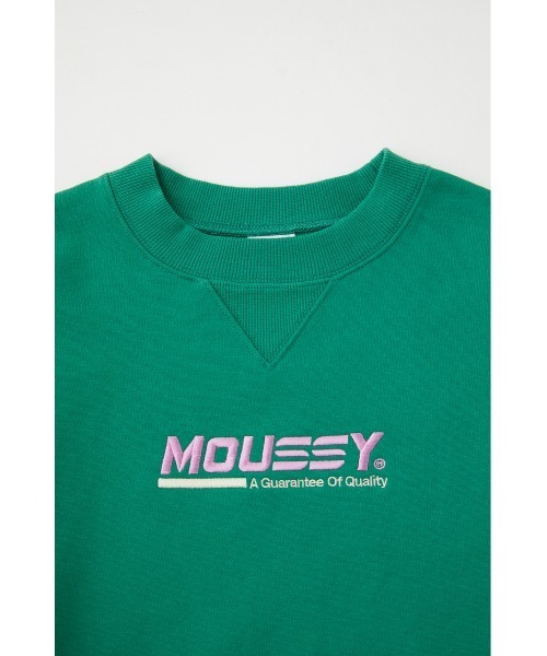 MOUSSY（マウジー）の「MOUSSY SPORT LOGO プルオーバー（スウェット・レディース・ホワイト/グリーン/ライム/ライトブラック・FREE）」の17枚目の写真