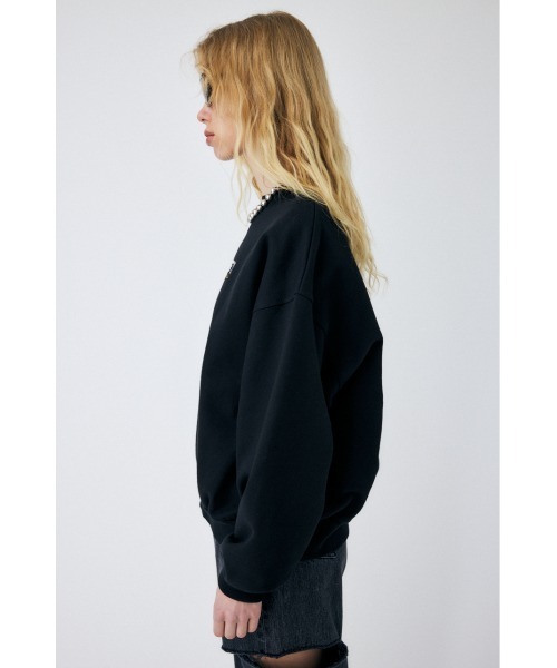 MOUSSY（マウジー）の「MOUSSY SPORT LOGO プルオーバー（スウェット・レディース・ホワイト/グリーン/ライム/ライトブラック・FREE）」の20枚目の写真