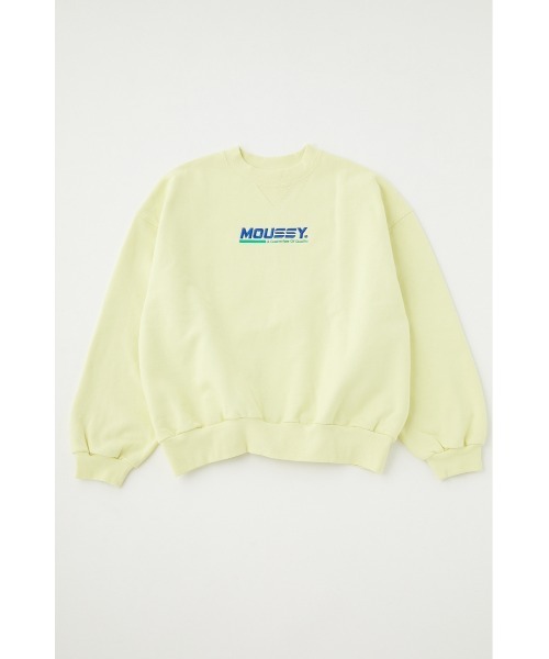 MOUSSY（マウジー）の「MOUSSY SPORT LOGO プルオーバー（スウェット・レディース・ホワイト/グリーン/ライム/ライトブラック・FREE）」の22枚目の写真