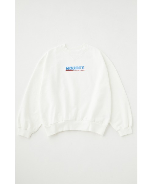 MOUSSY（マウジー）の「MOUSSY SPORT LOGO プルオーバー（スウェット・レディース・ホワイト/グリーン/ライム/ライトブラック・FREE）」の14枚目の写真