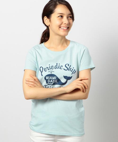 coen(コーエン)の「ウエストコーストプリントTシャツ◆(Tシャツ/カットソー・レディース・オフホワイト/シャーベット/ライトブルー/ネイビー・MEDIUM/LARGE)」の3枚目の写真