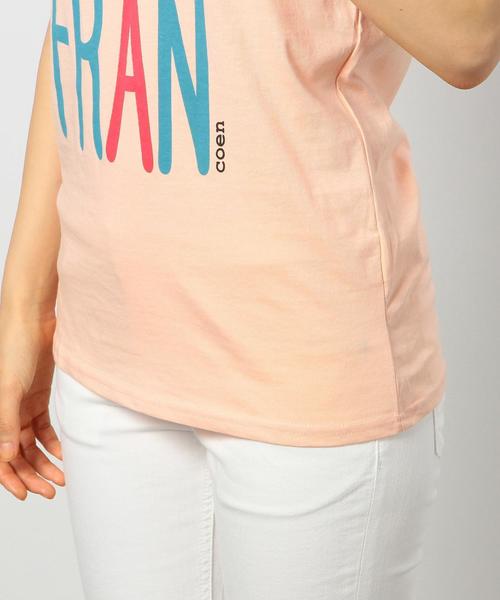 coen(コーエン)の「ウエストコーストプリントTシャツ◆(Tシャツ/カットソー・レディース・オフホワイト/シャーベット/ライトブルー/ネイビー・MEDIUM/LARGE)」の15枚目の写真