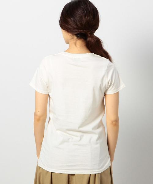 coen(コーエン)の「ウエストコーストプリントTシャツ◆(Tシャツ/カットソー・レディース・オフホワイト/シャーベット/ライトブルー/ネイビー・MEDIUM/LARGE)」の17枚目の写真