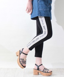 algy | （ALGY）小花モチーフ クリア素材 ボリュームサンダル(サンダル)