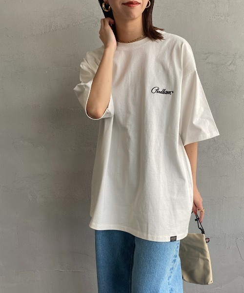 PENDLETON（ペンドルトン）の「[PENDLETON/ペンドルトン] 別注 ネイティブ柄バックプリント ショートスリーブTシャツ（Tシャツ/カットソー・レディース・ホワイト/ブラック/ブルー/ホワイト×ブラック/イエロー/ホワイト系その他/グリーン/ホワイト×ブルー・S/M/L/XL）」の18枚目の写真