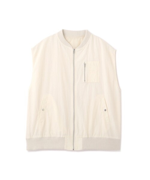 FREE'S MART（フリーズマート）の「◆MA-1 ジレ（MA-1・レディース・カーキ/ホワイト/ブラック・FREE）」の15枚目の写真