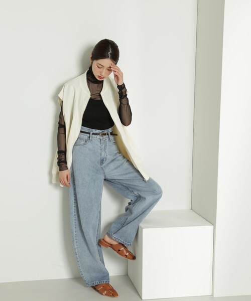 FREE'S MART（フリーズマート）の「◆MA-1 ジレ（MA-1・レディース・カーキ/ホワイト/ブラック・FREE）」の18枚目の写真