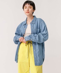 DENIM DELIGHT DAYS （デニム デライト デイズ）の「【DENIM DELIGHT DAYS】コットンリネンシャンブレータックボタンシャツ（シャツ/ブラウス）」