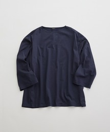 WILD LIFE TAILOR Adam et Rope'（ワイルドテーラーアダムエロペ　）の「【WILD LIFE TAILOR】SUVIN COTTON バスクシャツ ロングスリーブ（Tシャツ/カットソー・メンズ）」