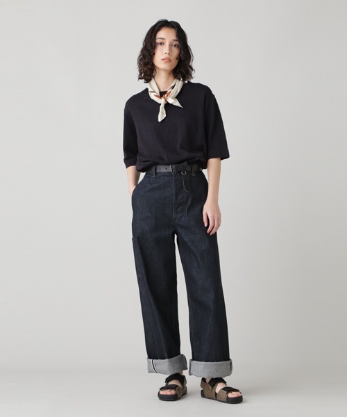 MARGARET HOWELL(マーガレットハウエル)の「ORGANIC COTTON DENIM(デニムパンツ・レディース・ブルー系その他6・25/26/27/28)」の3枚目の写真