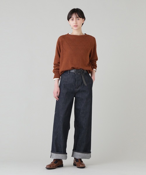 MARGARET HOWELL(マーガレットハウエル)の「ORGANIC COTTON DENIM(デニムパンツ・レディース・ブルー系その他6・25/26/27/28)」の5枚目の写真