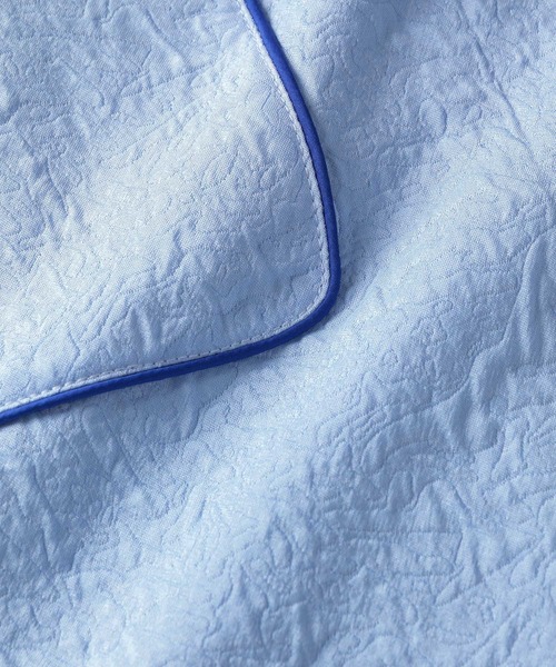 ADAM ET ROPE'（アダムエロペ）の「【WEB限定】ジャカードリーンスカート（スカート・レディース・オフホワイト/サックスブルー/ブラック・38/36）」の8枚目の写真