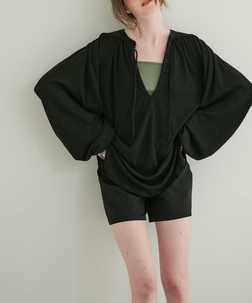 URBAN RESEARCH（アーバンリサーチ）の「Swim URBAN RESEARCH　スイム ショートパンツ（水着・レディース・ブラック/ベージュ/インディゴブルー・S/M）」の16枚目の写真