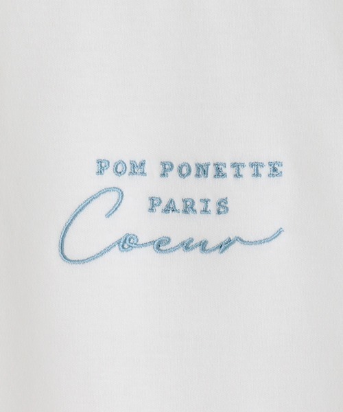 pom ponette junior(ポンポネットジュニア)の「【リバティファブリック】ボリュームスリーブトップス(Tシャツ/カットソー・キッズ・ホワイト/ライトブルー・L/M/LL/S)」の6枚目の写真