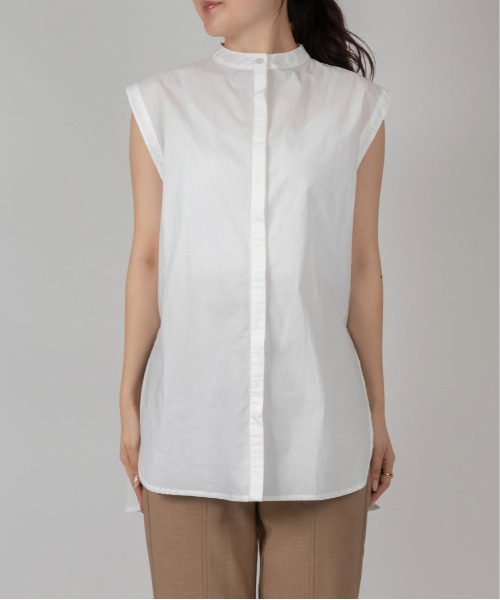 RANDA（ランダ）の「マルチウェイオーバーシャツ（シャツ/ブラウス・レディース・ホワイト/ピンク/ストライプ・FREE）」の17枚目の写真