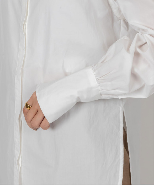 RANDA（ランダ）の「マルチウェイオーバーシャツ（シャツ/ブラウス・レディース・ホワイト/ピンク/ストライプ・FREE）」の22枚目の写真