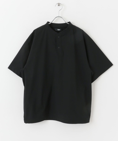 Uiscel（ユイセル）の「『ユニセックス』Uiscel　4WAYストレッチヘンリーネックプルオーバー（シャツ/ブラウス・メンズ・ライトベージュ/ブラック・MEDIUM/LARGE）」の20枚目の写真