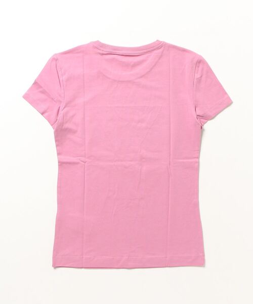Guess（ゲス）の「Triangle Flowers Tee（Tシャツ/カットソー・レディース・ブラック/ライトピンク/ホワイト/ピンク・X-SMALL/SMALL/MEDIUM/LARGE）」の9枚目の写真
