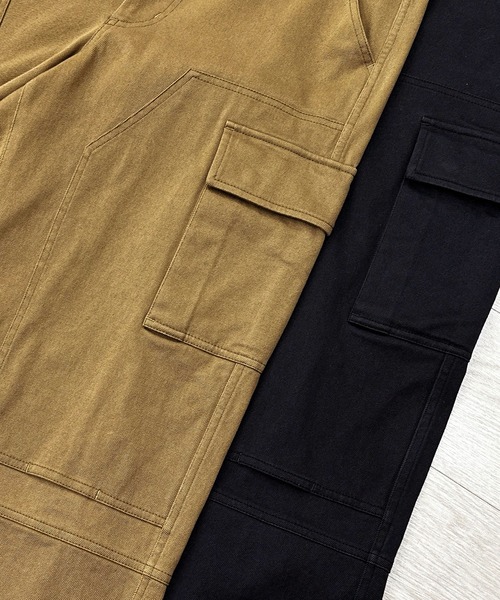 KIIT（キート）の「KIIT キート / DOUBLE KNEE CARGO PANTS ダブルニーカーゴパンツ / KIP-P94B-005（カーゴパンツ・メンズ・カーキ/チャコール・2/3/1）」の7枚目の写真