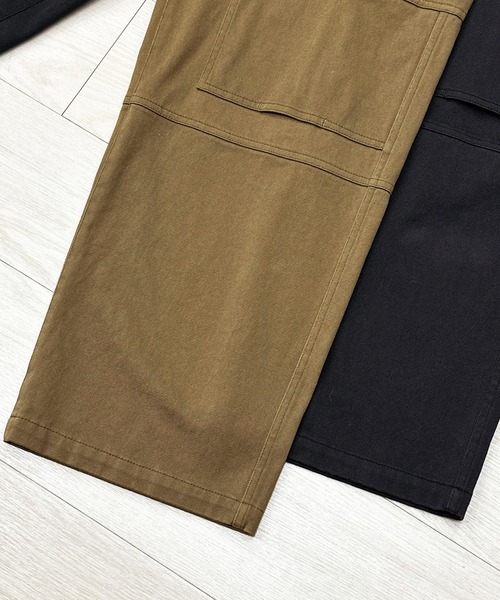 KIIT（キート）の「KIIT キート / DOUBLE KNEE CARGO PANTS ダブルニーカーゴパンツ / KIP-P94B-005（カーゴパンツ・メンズ・カーキ/チャコール・2/3/1）」の8枚目の写真